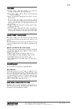 Preview for 3 page of M-system CTH Instruction Manual