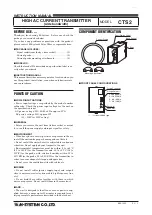 M-system CTS2 Instruction Manual preview