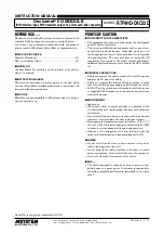 M-system Devicenet R7F4HD-DAC32D Instruction Manual preview