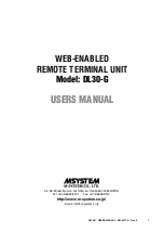 M-system DL30-G User Manual preview