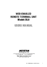 Preview for 1 page of M-system DL8 Series User Manual