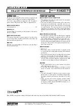 M-system EtherCAT R30GECT1 Instruction Manual preview