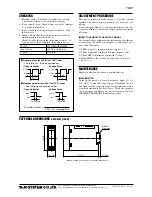 Предварительный просмотр 2 страницы M-system F2AP Instruction Manual