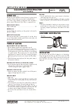 Предварительный просмотр 1 страницы M-system F2FL Instruction Manual