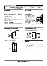 Предварительный просмотр 1 страницы M-system FDU Instruction Manual