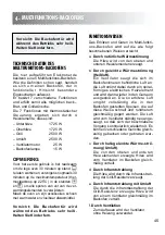 Preview for 45 page of M-system FK 95 Instructions For The Use