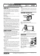 Предварительный просмотр 1 страницы M-system JPQ2 Instruction Manual