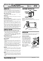 Предварительный просмотр 1 страницы M-system JPR2 Instruction Manual
