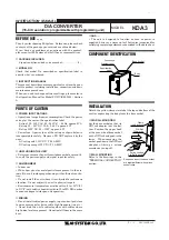 M-system KDA3 Instruction Manual preview