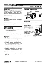 M-system KUWEN Instruction Manual предпросмотр