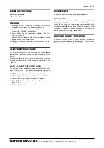 Предварительный просмотр 3 страницы M-system L2PA Instruction Manual