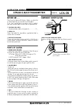 Preview for 1 page of M-system LC Instruction Manual