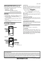 Preview for 4 page of M-system LC Instruction Manual