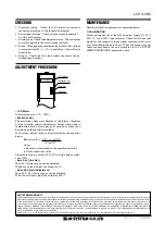 Preview for 3 page of M-system LC2 Instruction Manual