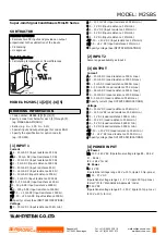 Preview for 1 page of M-system M Series Quick Start Manual