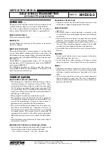 Preview for 1 page of M-system M1EXS-2 Instruction Manual