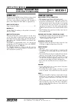 M-system M1EXV-1 Instruction Manual предпросмотр