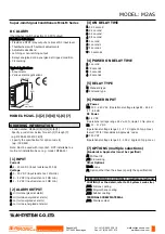 M-system M2AS Instruction Manual preview