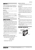 Предварительный просмотр 2 страницы M-system M2EXM Operating Manual