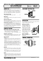 M-system M2LR Instruction Manual preview