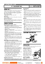 Preview for 4 page of M-system M2PA Series Manual