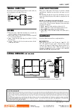 Preview for 5 page of M-system M2PA Series Manual