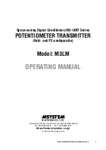 M-system M3LM Operating Manual preview