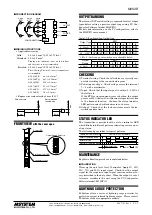 Предварительный просмотр 3 страницы M-system M3SXR Instruction Manual