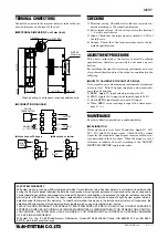 Предварительный просмотр 2 страницы M-system M5DY Instruction Manual