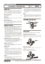 Preview for 1 page of M-system M5PA Instruction Manual