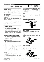 Preview for 1 page of M-system M5RS Instruction Manual