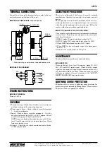 Preview for 2 page of M-system M5RS Instruction Manual