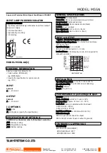 Preview for 1 page of M-system M5SN Quick Start Manual