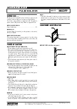 Предварительный просмотр 1 страницы M-system M6DPP Instruction Manual