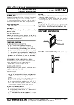 Preview for 1 page of M-system M6SCTC Instruction Manual