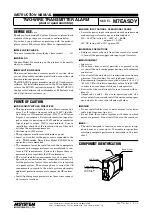 Предварительный просмотр 1 страницы M-system M7EASDY Instruction Manual