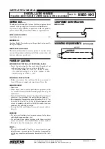 Preview for 1 page of M-system M8BS-16K1 Instruction Manual