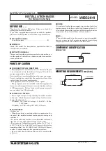 M-system M8BS2-041 Instruction Manual предпросмотр