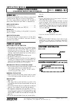 Preview for 1 page of M-system M8BS2-161 Instruction Manual