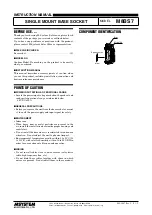 Preview for 1 page of M-system M8BS7 Instruction Manual