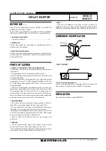 Предварительный просмотр 1 страницы M-system M8CD1 Instruction Manual