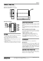 Предварительный просмотр 2 страницы M-system M8DY1 Instruction Manual