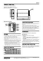 Предварительный просмотр 2 страницы M-system M8SED Instruction Manual