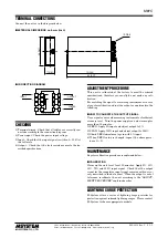 Предварительный просмотр 2 страницы M-system M8YC Instruction Manual