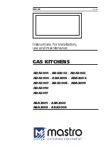 M-system Mastro ADA2001 Instructions For Installation, Use And Maintenance Manual предпросмотр