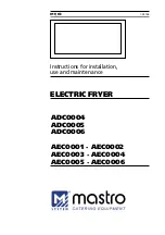 Preview for 1 page of M-system Mastro ADC0004 Instructions For Installation, Use And Maintenance Manual