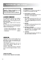 Preview for 10 page of M-system MAXI OVEN PRF 950 IX Instruction For The Use - Installation Advice