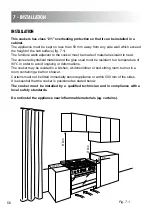 Preview for 56 page of M-system MAXI OVEN PRF 950 IX Instruction For The Use - Installation Advice