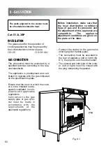 Preview for 60 page of M-system MAXI OVEN PRF 950 IX Instruction For The Use - Installation Advice