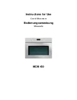 Предварительный просмотр 1 страницы M-system MCM 450 Instructions For Use Manual